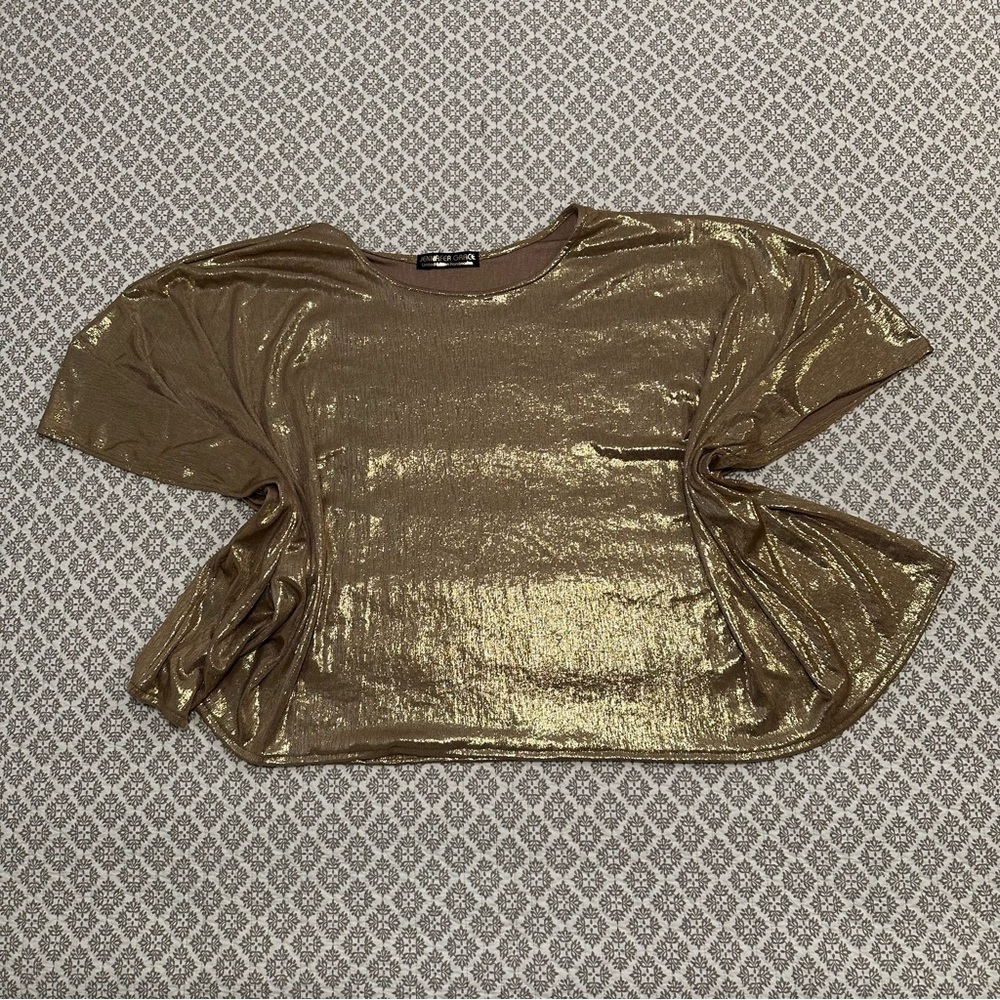 Jennafer Grace The Shine Scarf Top OOAK